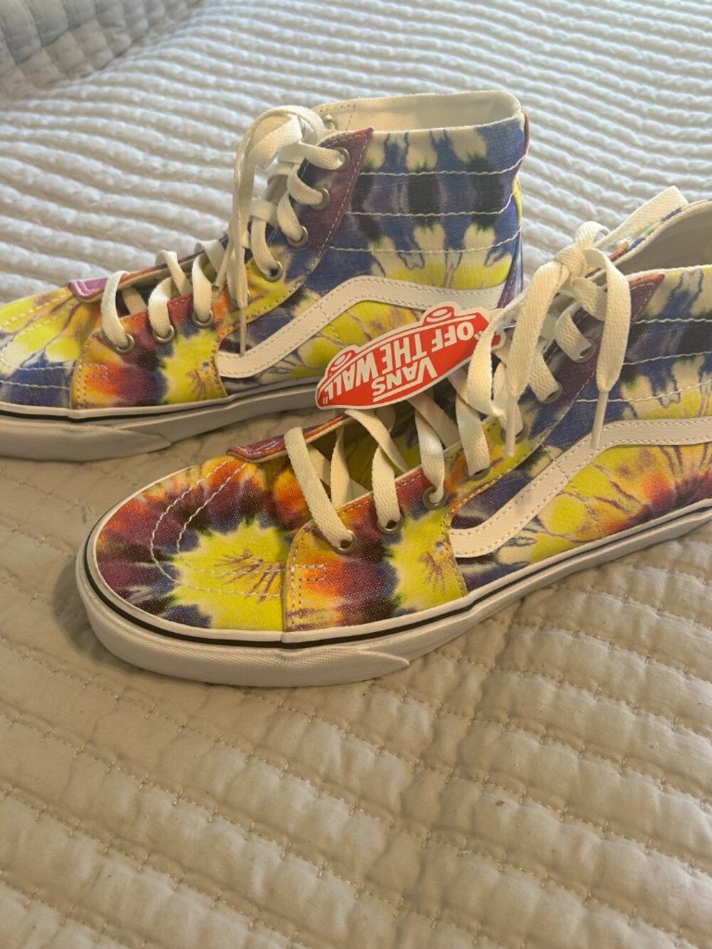 Vans Sk8-Hi Tapered Washed Tie-Dye Men's US 10 Skate Retro Grunge Rock
